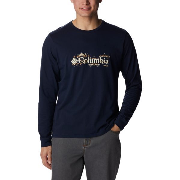 MEN'S CSC SEASONAL LOGO LS TEE